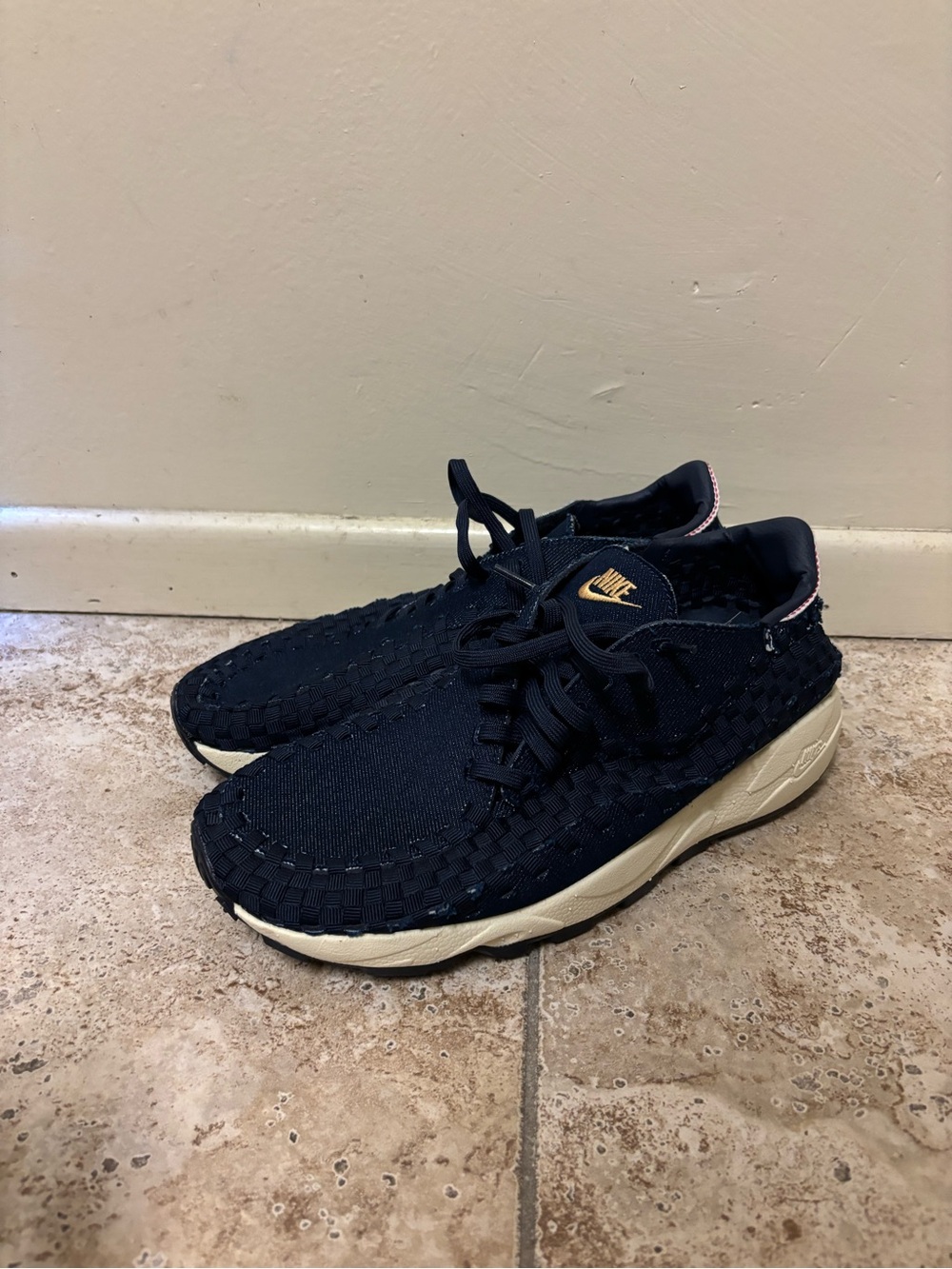Nike Air Footscape Woven Men’s Shoes Size 9.5 Obsidian Blue Hf1759-400